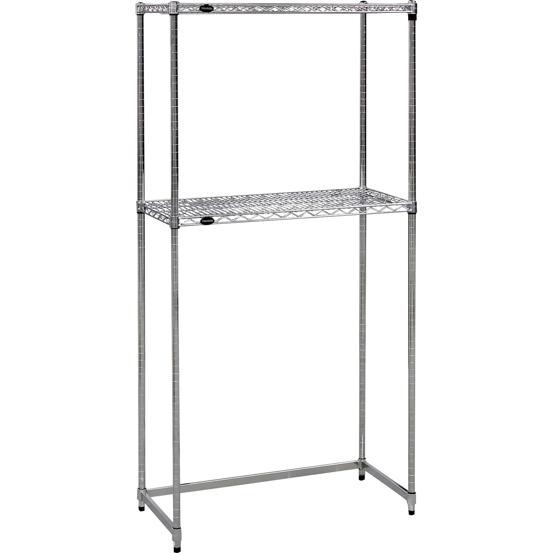 TME-SB-5332 スチール製メッシュラック 下段開放型 TRUSCO 2段 奥行307mm  TME-SB-5332