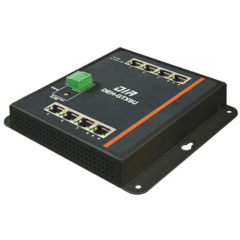 DEH-GTX8U 産業用イーサネットスイッチングハブ ギガビットLAN対応
