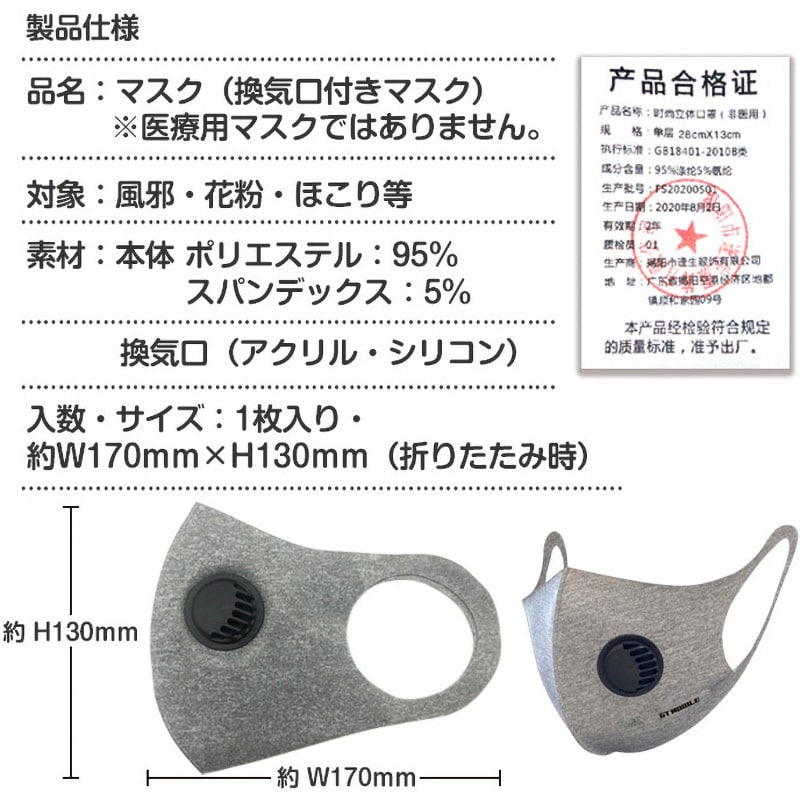 6-8386-12 防じんマスク（ヘッドループ） ハイラック650-02（10