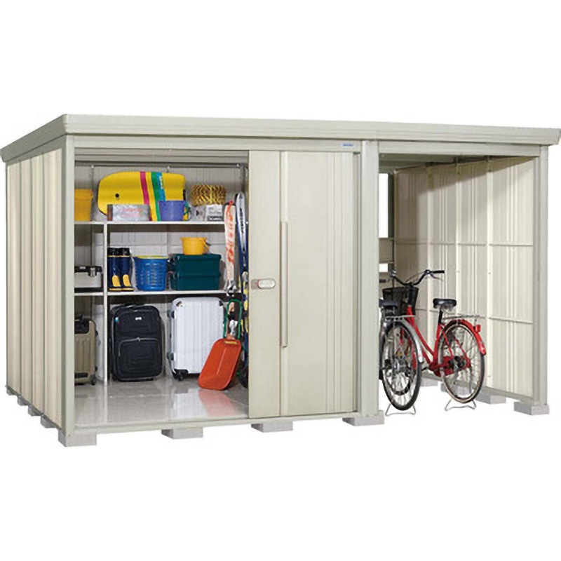 TP-S3726W Mr.ストックマン プラスアルファ 多雪型 間口3715mm TAKUBO(タクボ/田窪工業所) 標準屋根タイプ 奥行2622mm高さ2110mm  TP-S3726W