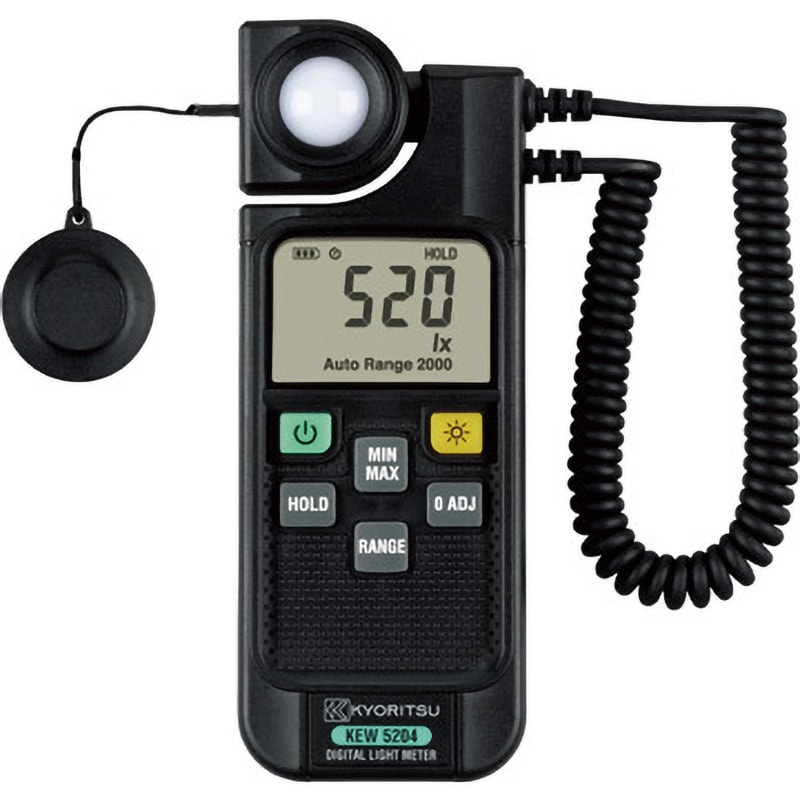 KEW5204(試験成績書・校正証明書・トレーサビリティ付) デジタル照度計 