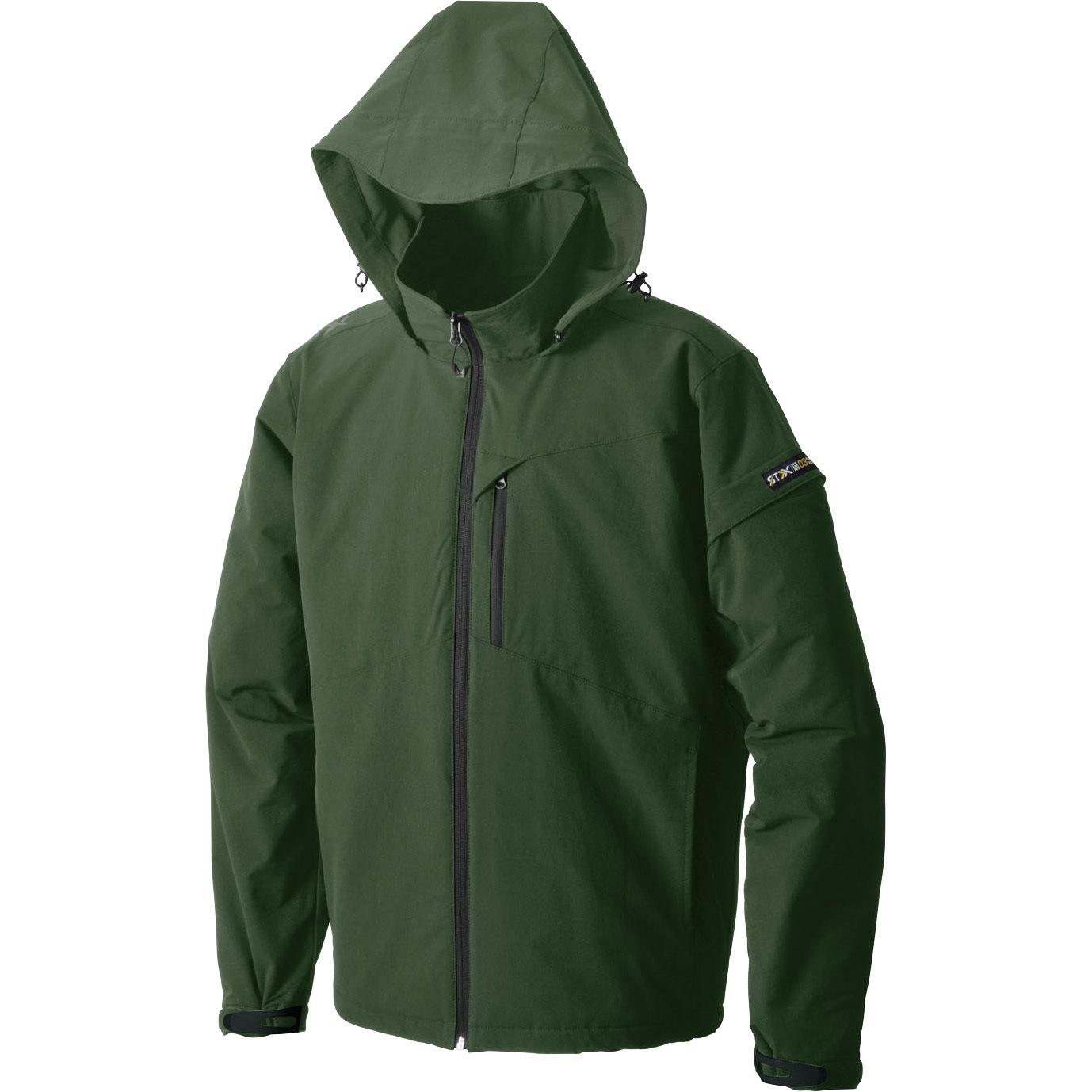 03080 STX アドバンスヒートジャケット (服のみ) S-HEAT(シンメン) ダークオリーブ色 サイズS着丈66cm