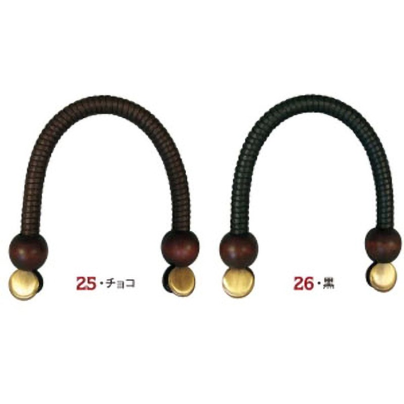 ワックスコード持手 木玉・クワエ金具 横巻タイプ INAZUMA(イナズマ