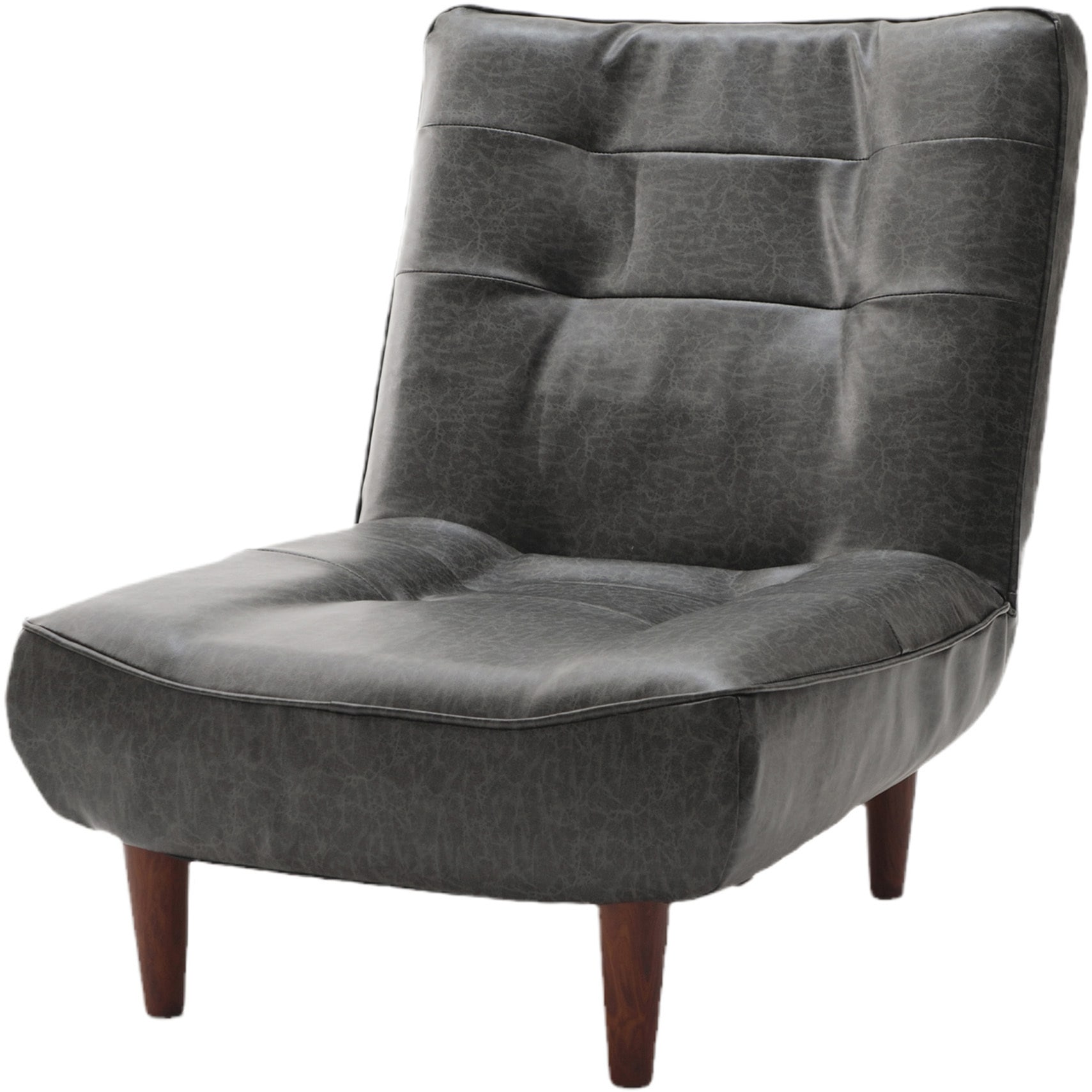 A327p-694BK ハイバックソファ LULU-1p セルタン PVCヴィンテージブラック色 一人掛けサイズ  A327p-694BK