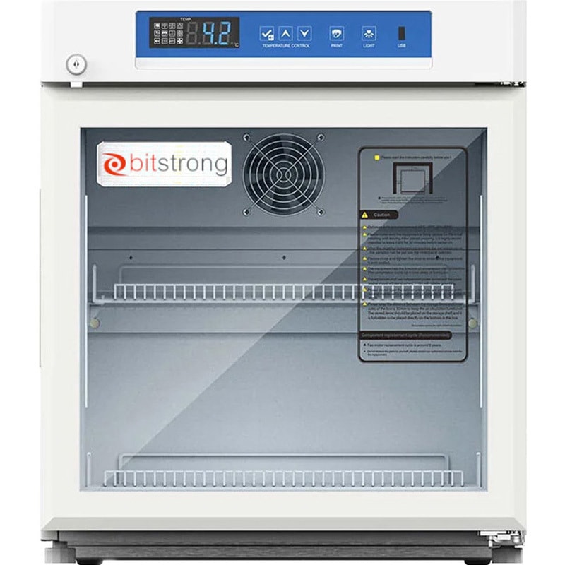 BS-MYC55L 2～8℃ 小型卓上薬品冷蔵庫 ガラス扉 55L 1個 bitstrong 【通販モノタロウ】