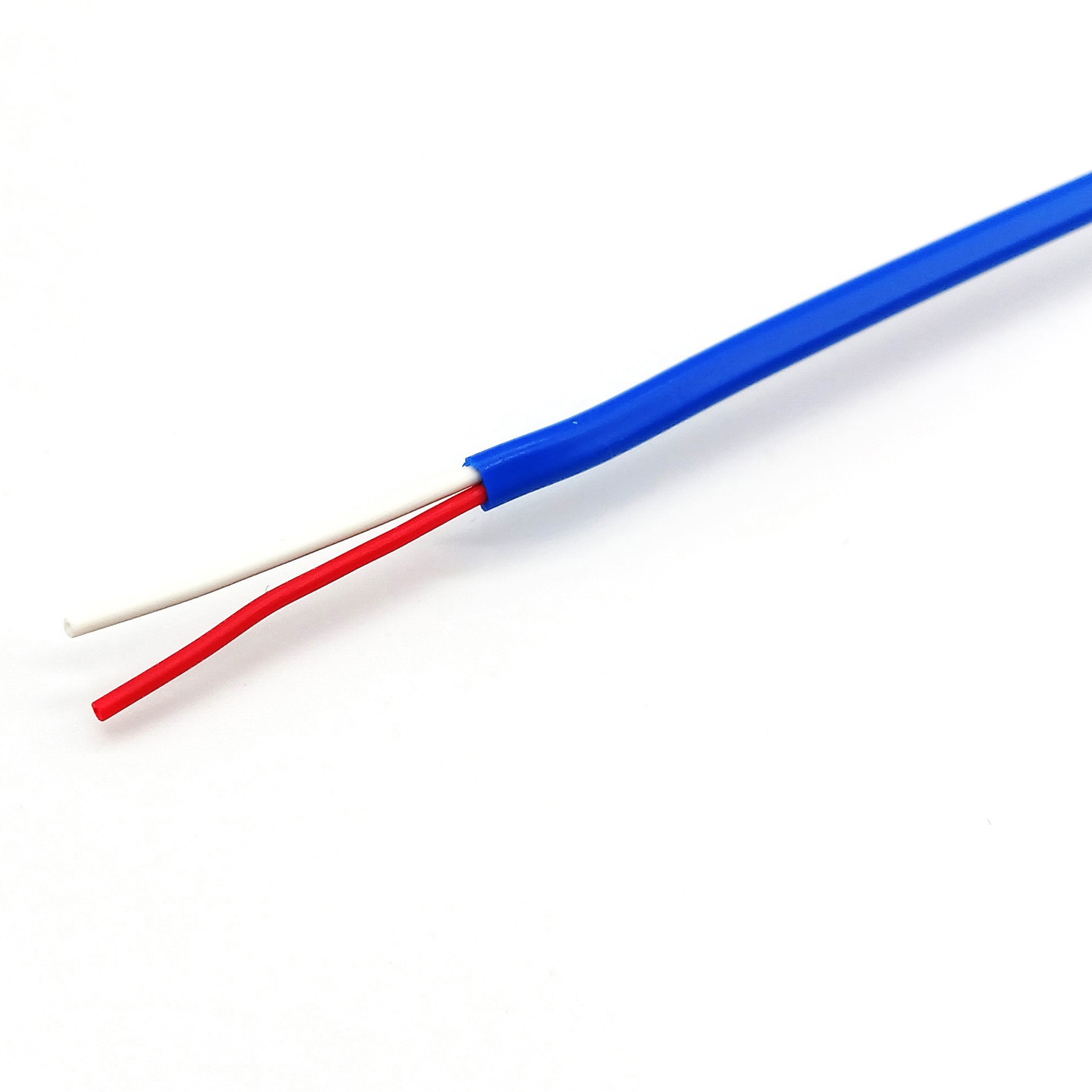 K-FVF 0.2MMX1P 被覆熱電対線 大晃電工社 青色  1本(20m)