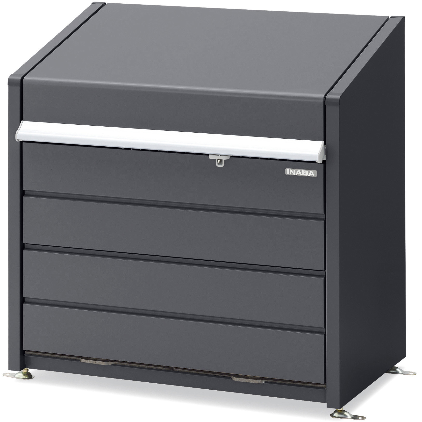 DBN-106MF FG ダストボックスミニ イナバ 容量400L フランネルグレー色 基本棟(単体) メッシュ床タイプ   DBN-106MF FG 44,988円