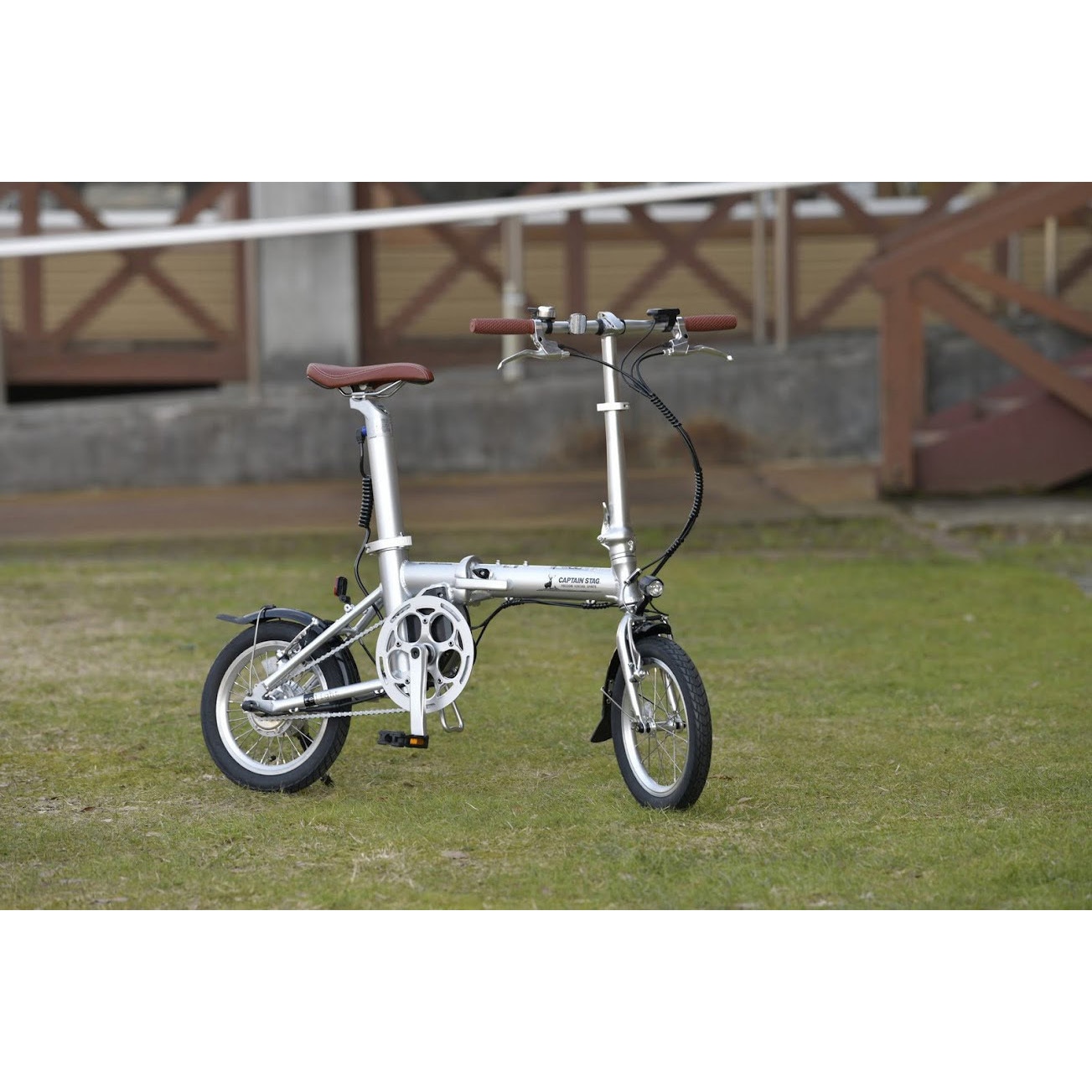 YG-1540 eリライト電動折りたたみ自転車14インチ CAPTAIN STAG