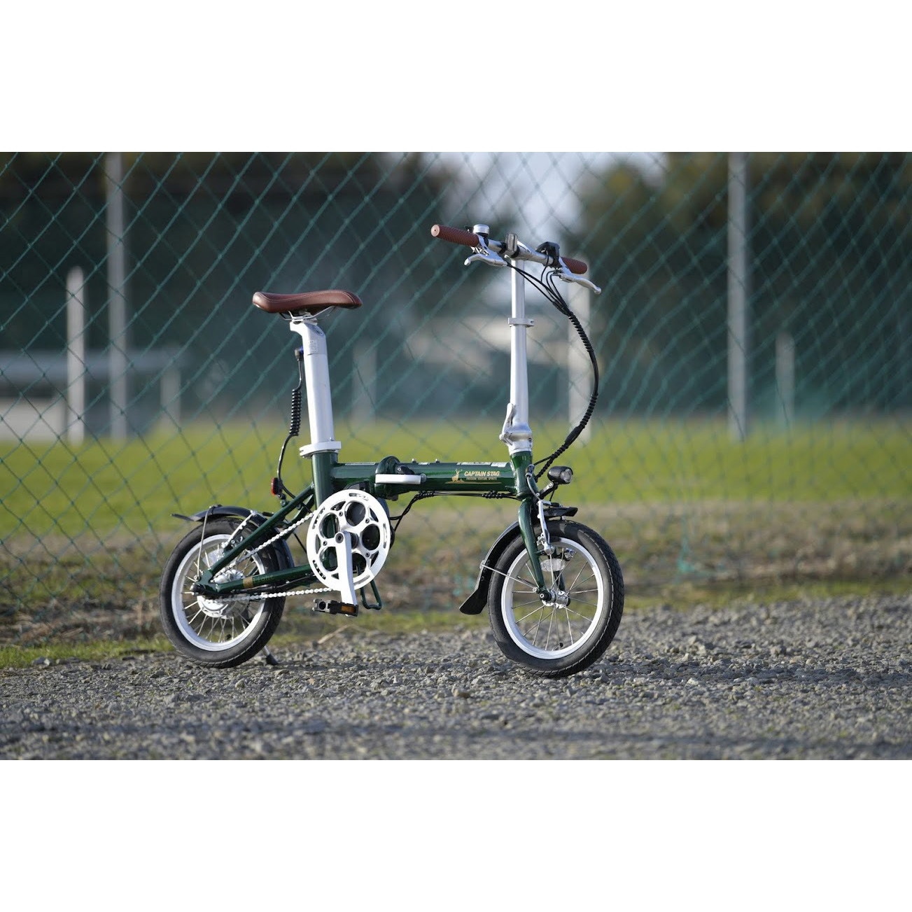 YG-1542 eリライト電動折りたたみ自転車14インチ CAPTAIN STAG