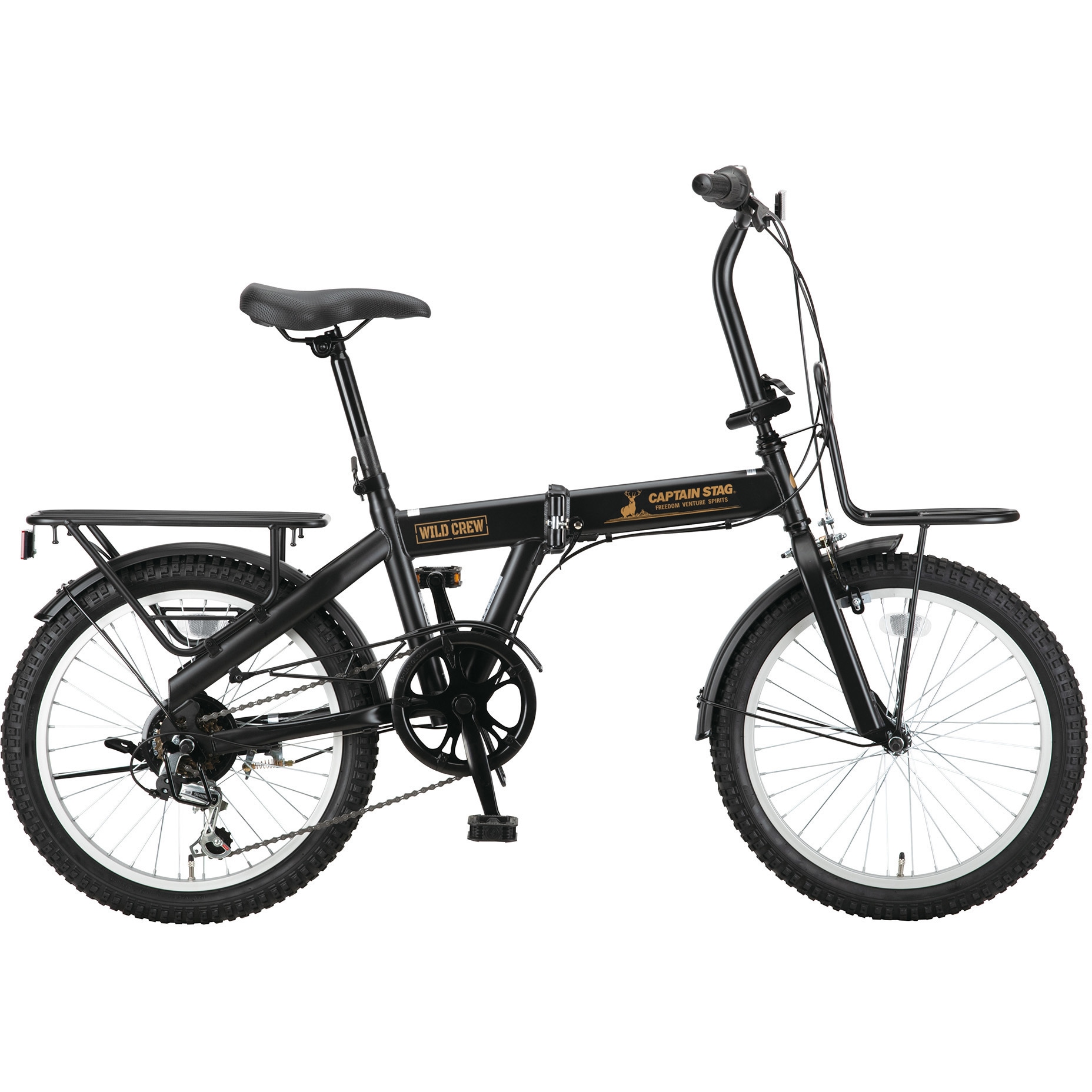 YG-1544 ワイルドクルー折りたたみ自転車20インチ外装6段
