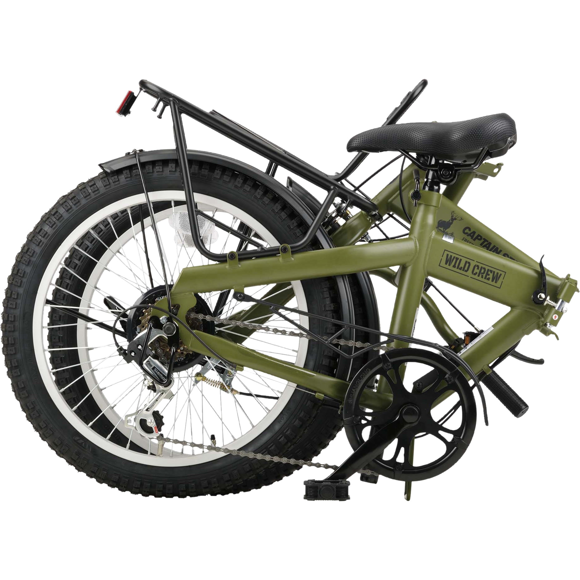 YG-1545 ワイルドクルー折りたたみ自転車20インチ外装6段 CAPTAIN STAG 