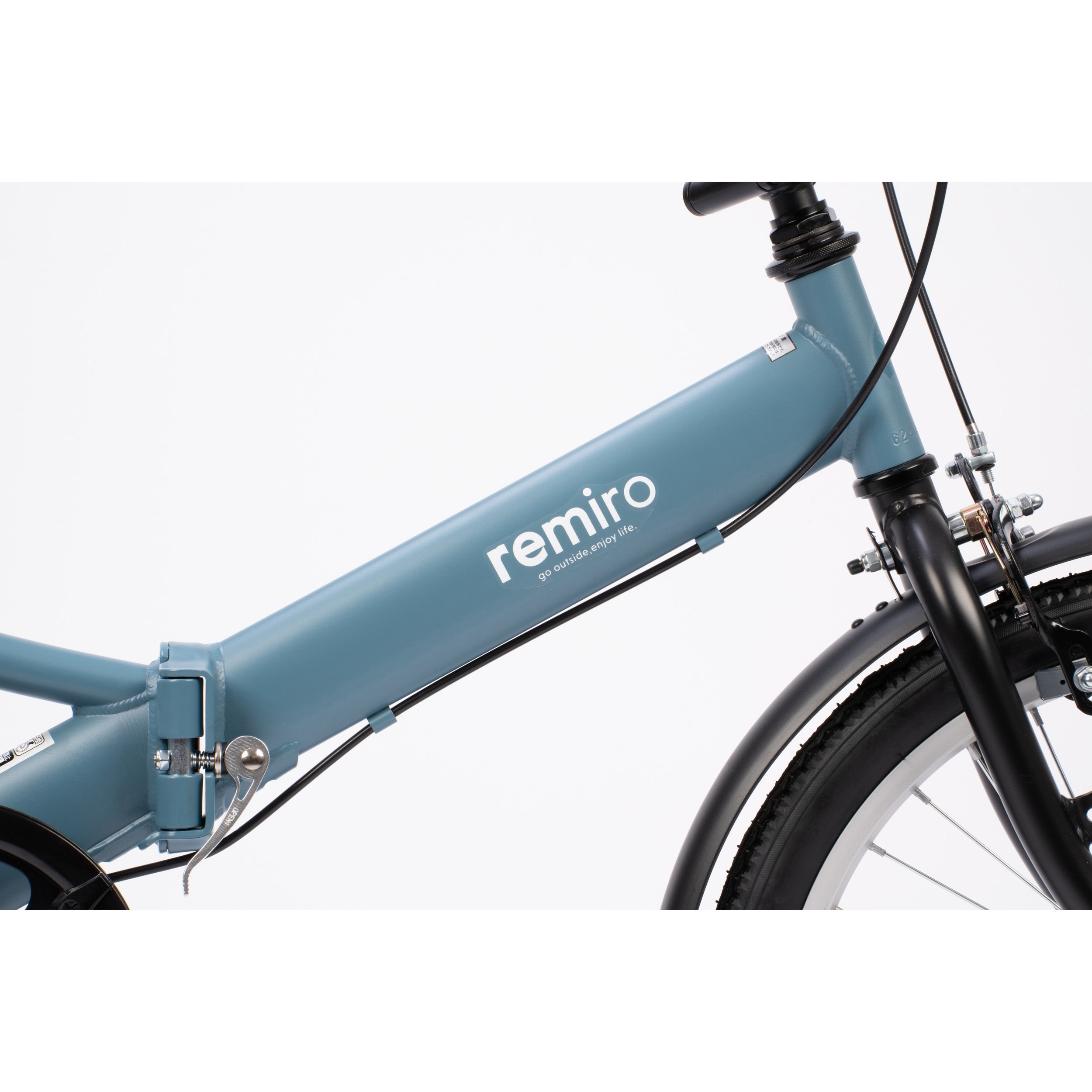 YG-1529 レミロ折りたたみ自転車20インチ CAPTAIN STAG マットブルー