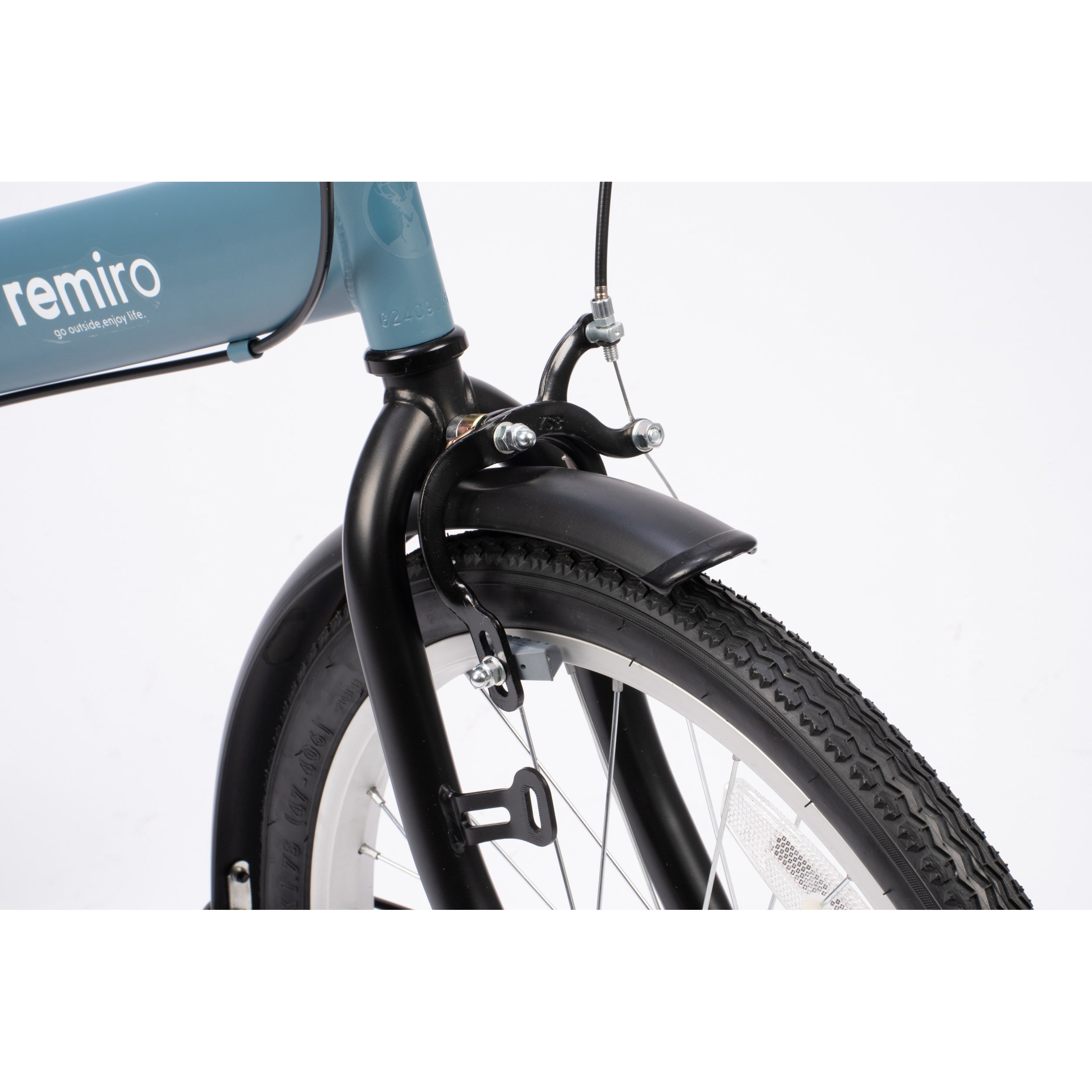 YG-1529 レミロ折りたたみ自転車20インチ CAPTAIN STAG マットブルー