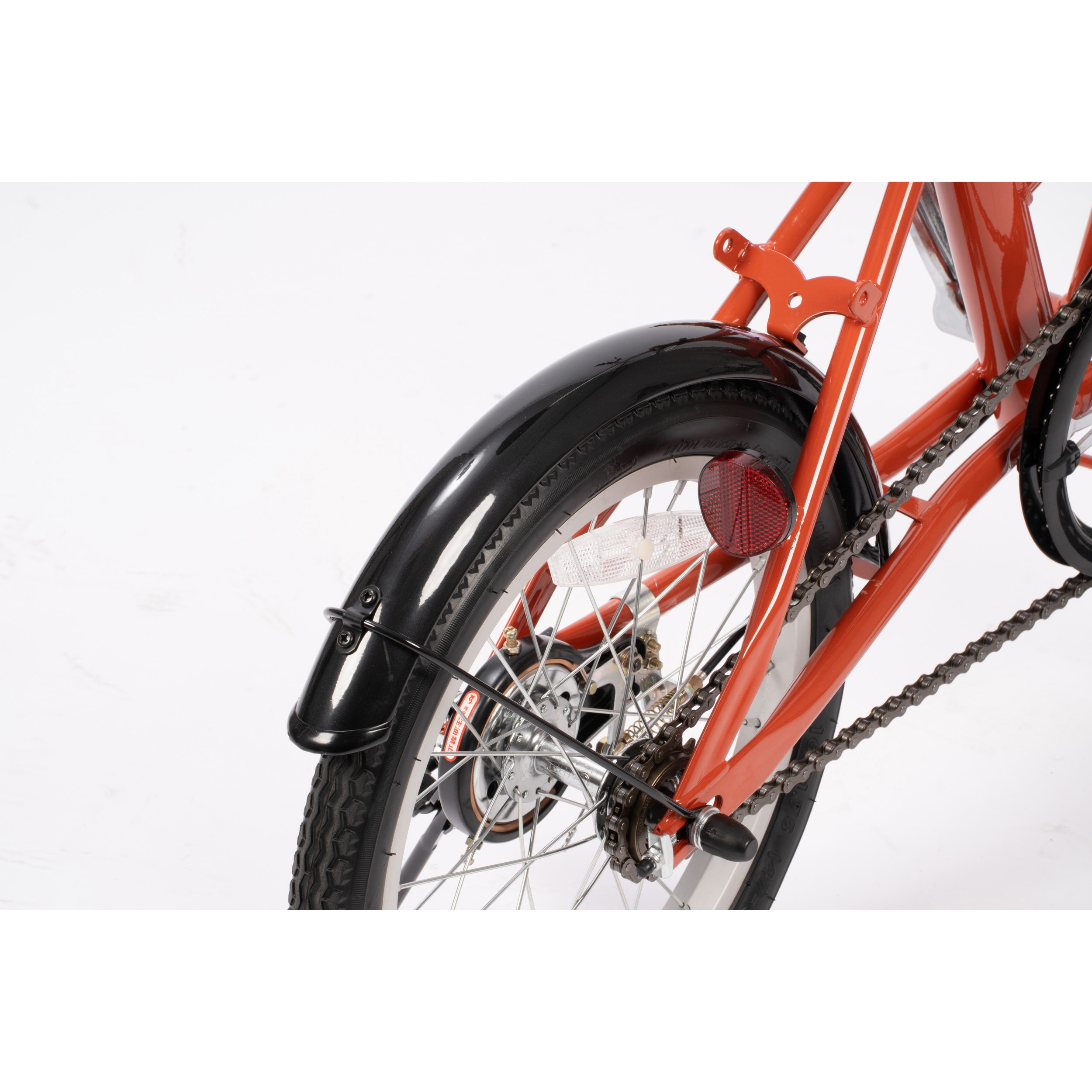 YG-1532 フローリー折りたたみ自転車16インチ CAPTAIN STAG タイヤ