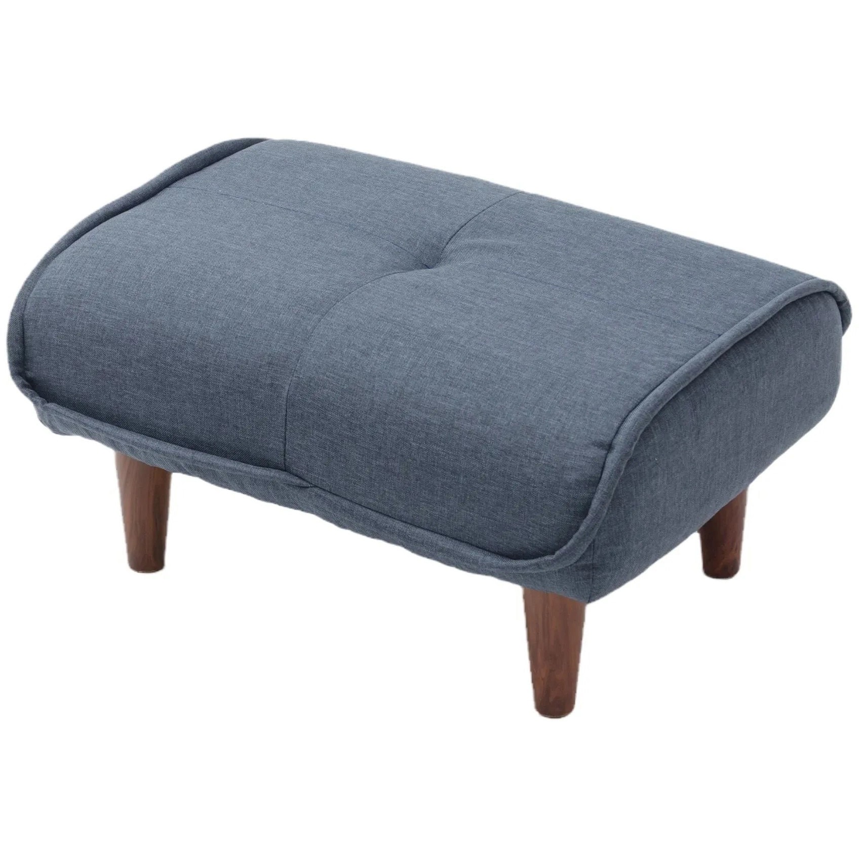 A281p-612DBL 和楽オットマン セルタン デニム調インディゴブルー色 高さ29.5cm幅59cm奥行き49cm  A281p-612DBL