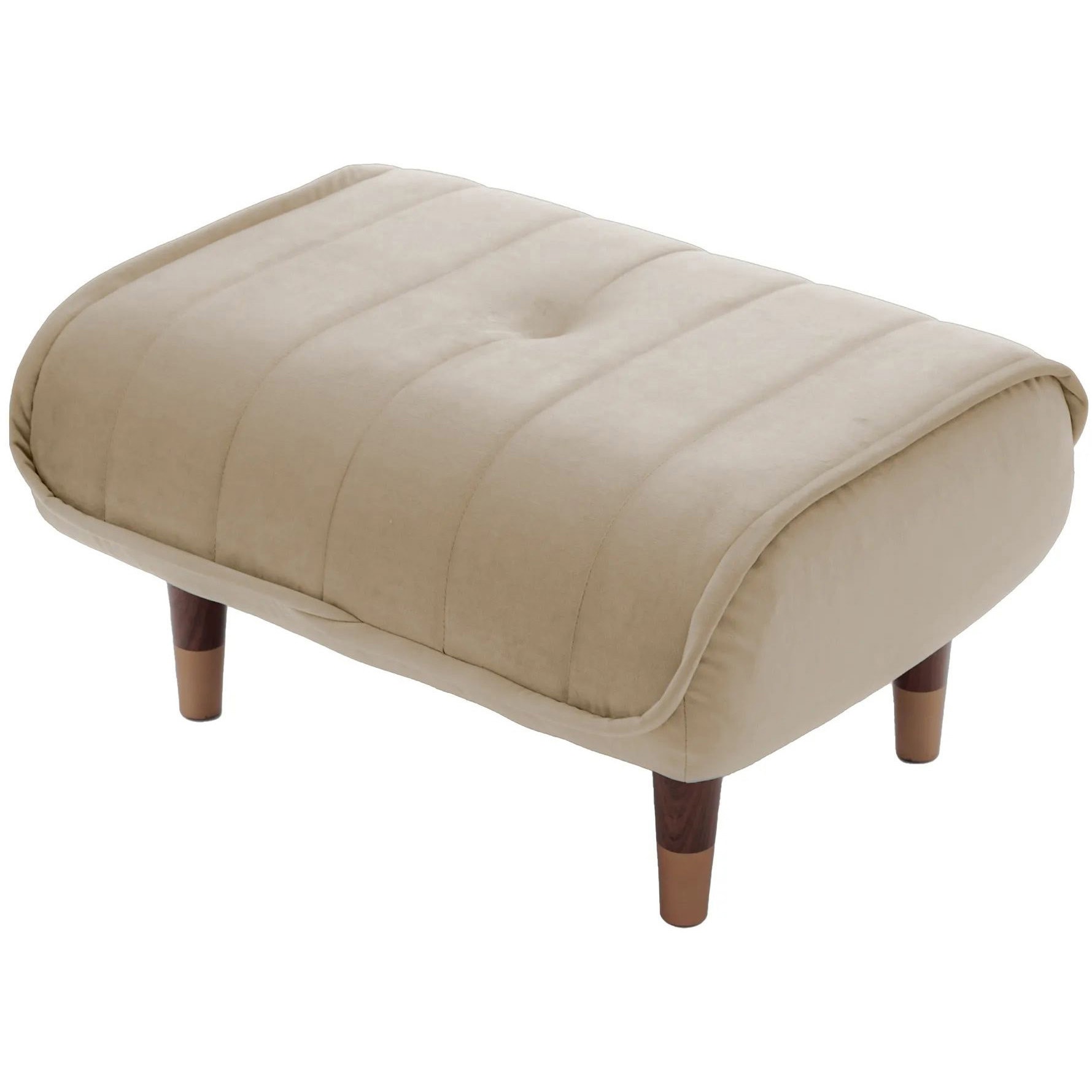 A281p-f-719BE 和楽オットマン セルタン ベロアグレージュ色 高さ29.5cm幅59cm奥行き49cm  A281p-f-719BE