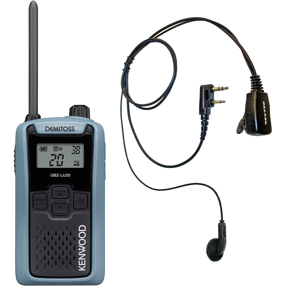 SET-UBZLU20H+NP22K 本体イヤホンマイクセットA KENWOOD 特定小電力