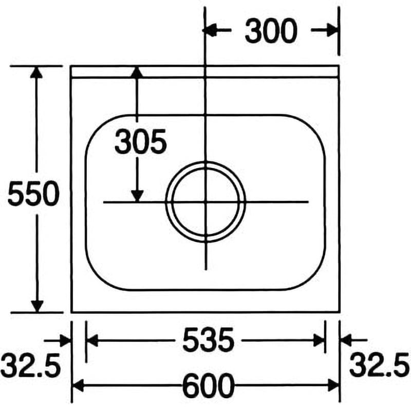 V55-60 流し台(Vタイプ) ニッサンハロー 間口600mm - 【通販