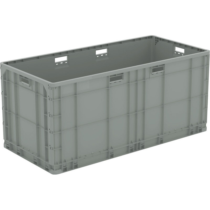 21360101GL802 クミコン5125L サンコー(三甲) ライトグレー色 容量307L 持ち手カバー対応タイプ 外寸(幅×奥行×高さ)1173×555×525mm 1個