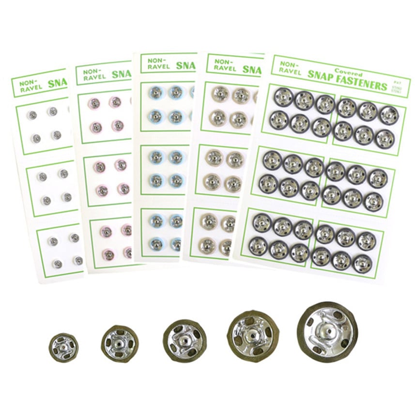 FSLK-7-144 シルクスナップ 日本紐釦貿易 直径7mm 1枚(36個) FSLK-7