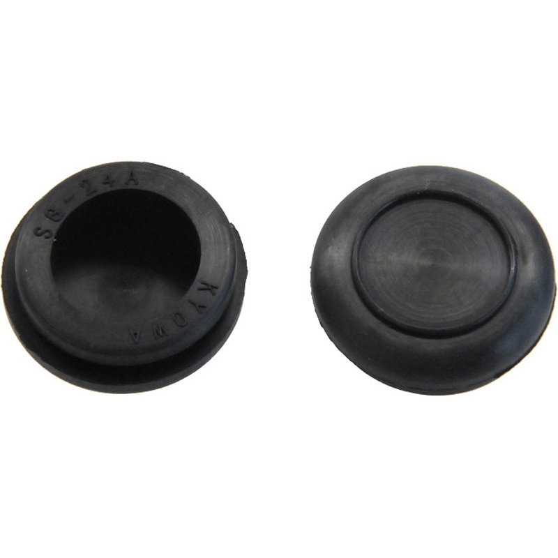 日本製　SG type SG-24A 膜付グロメット 協和ゴム工業 黒色 【通販モノタロウ】