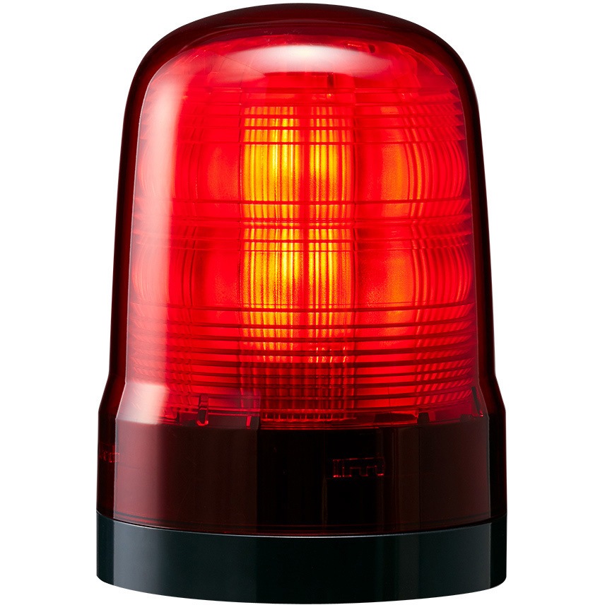 赤色回転灯　パトライト製 SF10-M2KTN-R モータレスLED回転灯 SFシリーズ PATLITE(パトライト/旧