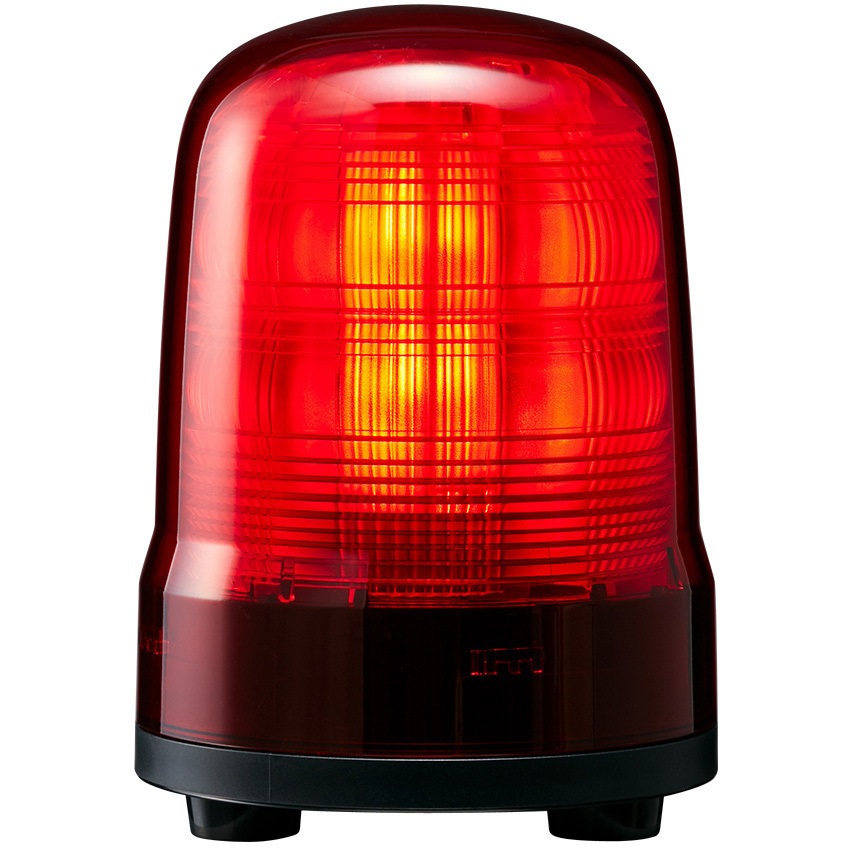 PATLITE SF10-M2JN-R 赤色表示灯 SF10-M2JN-R モータレスLED回転灯 SFシリーズ PATLITE(パトライト/旧