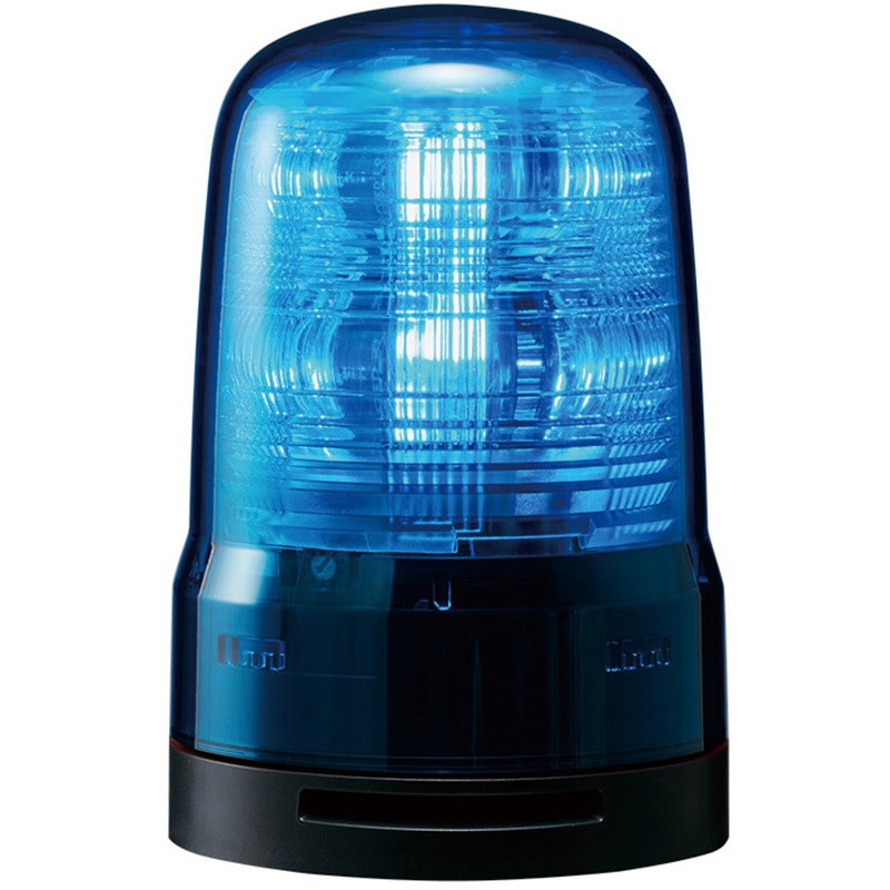 SF08-M2KTB-B モータレスLED回転灯 SFシリーズ PATLITE(パトライト/旧:春日電機) 青色 寸法Φ80mm