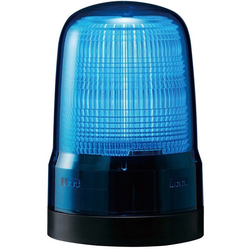 SF08-M1KTN-B モータレスLED回転灯 SFシリーズ PATLITE(パトライト/旧:春日電機) 青色 寸法Φ80mm