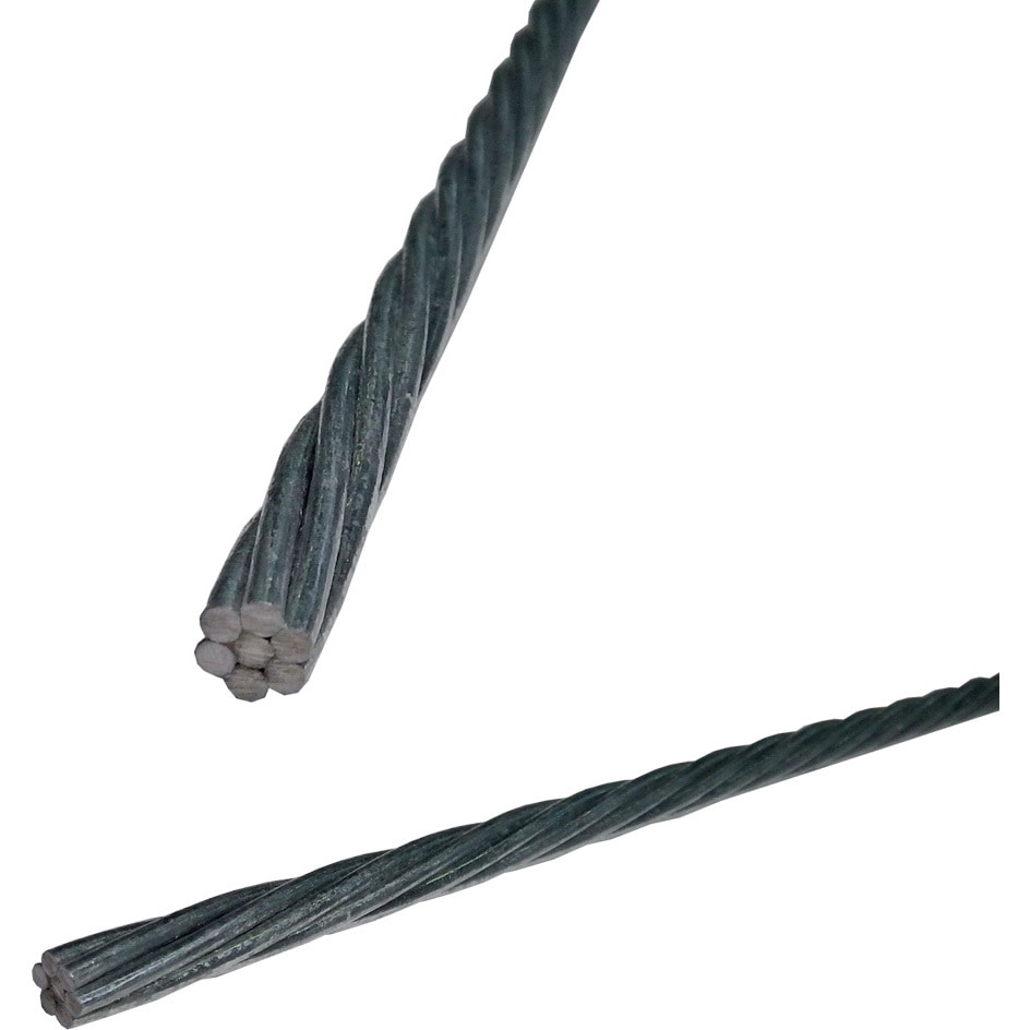 JMS22100  100M メッセンジャーワイヤー(亜鉛めっき鋼より線) 1巻 JAPPY 【通販モノタロウ】