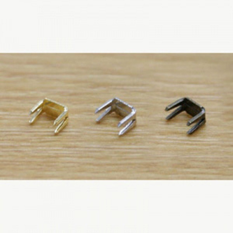 F2-222 3番金属ファスナー用下止め金具 YKK 幅5mm 1袋(50個) F2-222