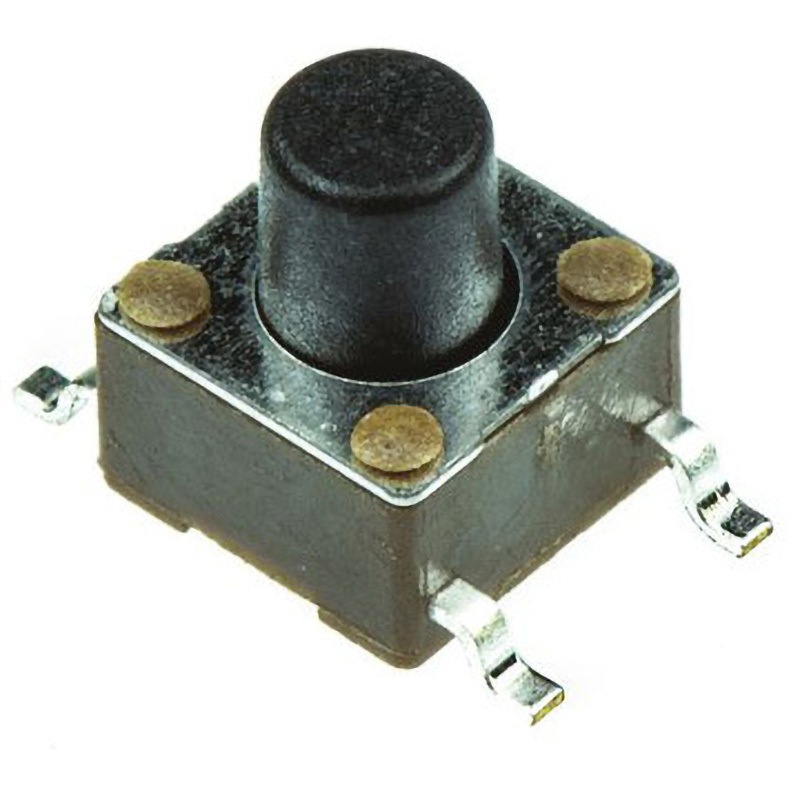 4-1437565-9 タクタイルスイッチ 単極単投(SPST) 表面実装 モーメンタリ 7.89 x 3.5 x 8.5mm TE Connectivity Japan(旧:TYCOELECTRONICS(タイコエレクトロニクス)) 1袋(750個) 4-1437565-9 14,024円