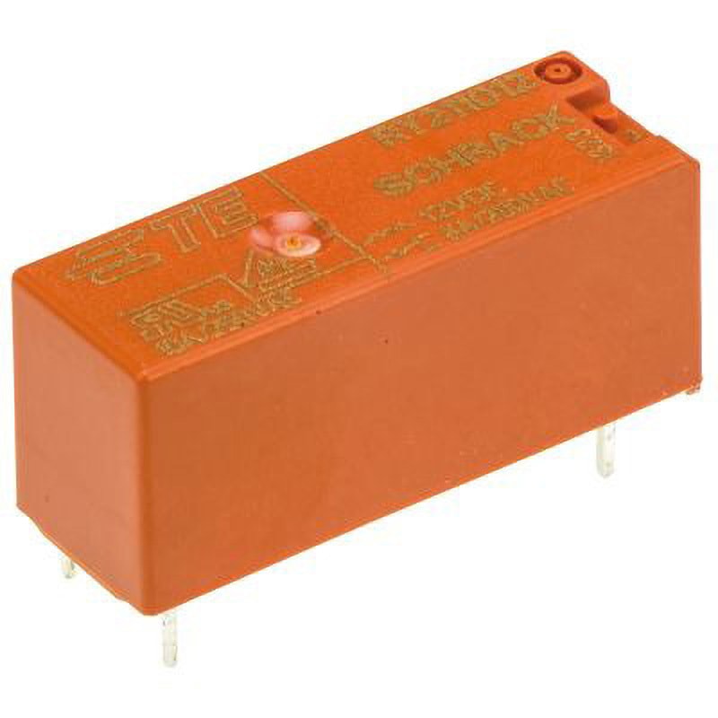 RY211012 TE Connectivity リレー 12V dc， 1c接点 基板実装タイプ TE Connectivity Japan(旧:TYCOELECTRONICS(タイコエレクトロニクス)) 1セット(20個) RY211012