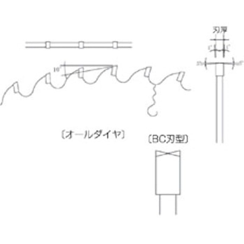 659-1102-351 ダイヤBCチップソー 兼房 木質系専用 外径305mm穴 659-1102-351 ダイヤBCチップソー 兼房 木質系専用 外径305mm穴