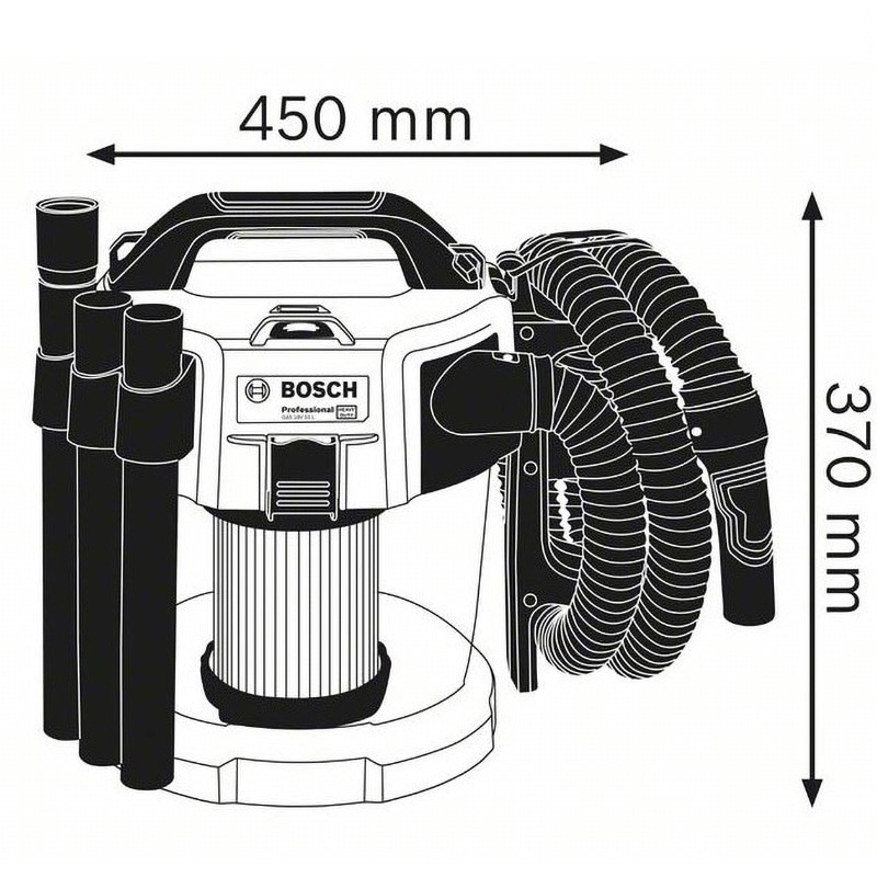 GAS18V-10LPH コードレスマルチクリーナー 1台 BOSCH(ボッシュ) 【通販 