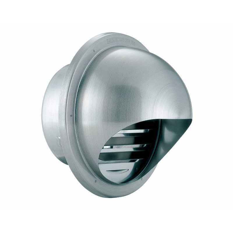 BD-150MVL-A-W 丸型フード付換気口 防火ダンパー付 BD-MVLタイプ バクマ工業 Φ0.23×16メッシュ