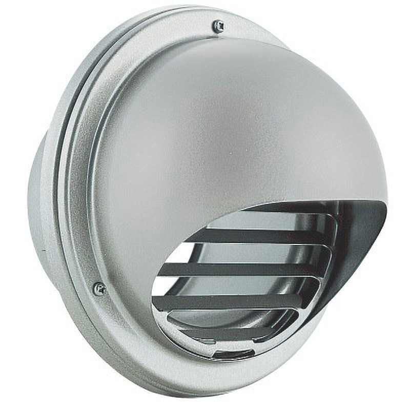 N-250SMV2-A3 丸型フード付換気口 N-SMV2タイプ バクマ工業 アミ付・取付穴付 3メッシュ