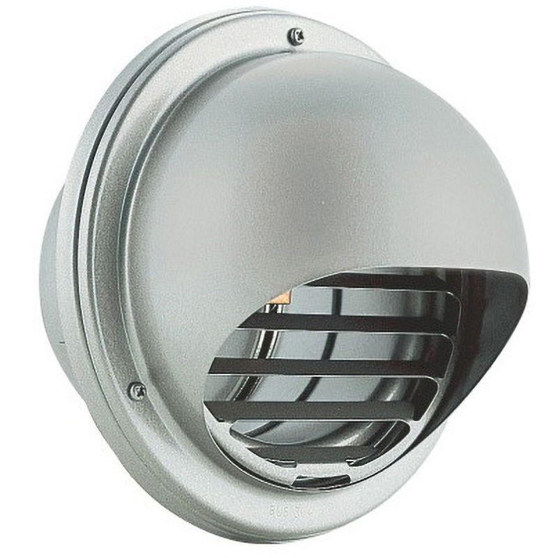 ND-125SMV2-A10 丸型フード付換気口 防火ダンパー付 ND-SMV2タイプ バクマ工業 10メッシュ