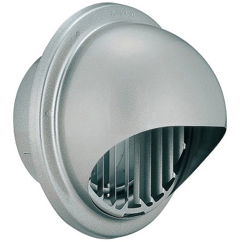 BD-150MTGV-A3 丸型フード付縦ガラリ換気口 防火ダンパー付 BD-MTGVタイプ バクマ工業 3メッシュ