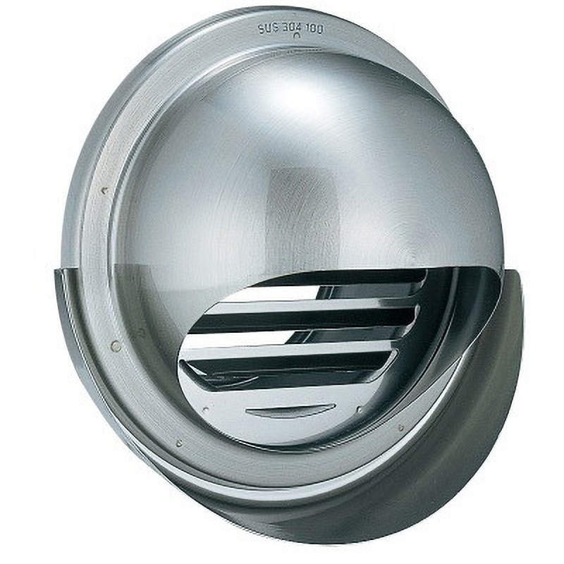 KB-150MVL-A 丸型フード水切り付換気口 KB-MVLタイプ バクマ工業 アミ付 Φ0.23×16メッシュ