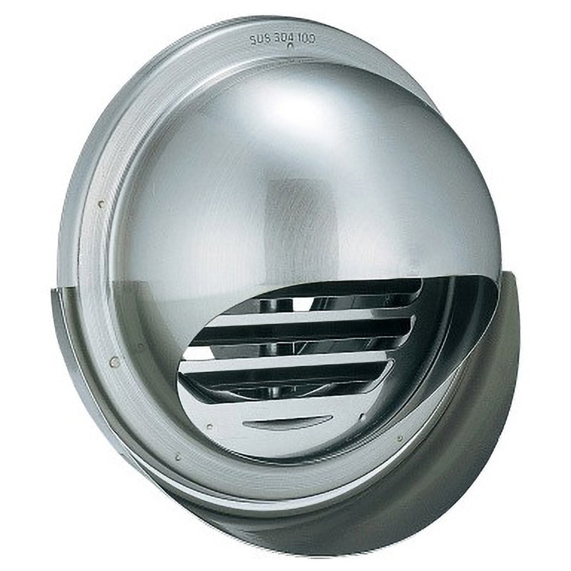 KBD-150MVL 丸型フード水切り付換気口 防火ダンパー付 KBD-MVLタイプ 1個 バクマ工業 【通販モノタロウ】