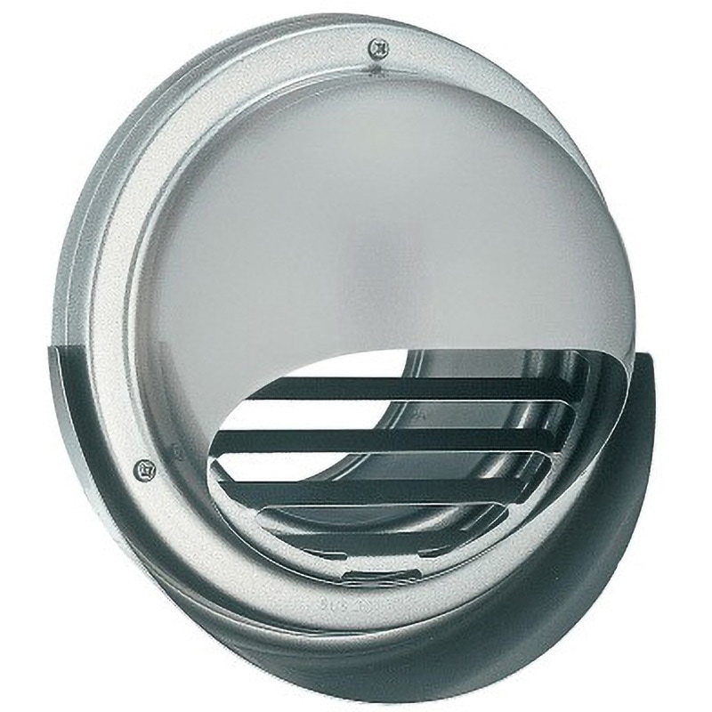 KN-125SMV2 丸型フード水切り付換気口 KN-SMV2タイプ バクマ工業 取付穴付