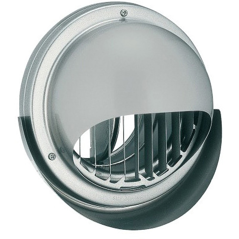 KND-100MTGV 丸型フード縦ガラリ水切り付換気口 防火ダンパー付 KND-MTGVタイプ 1個 バクマ工業 【通販モノタロウ】