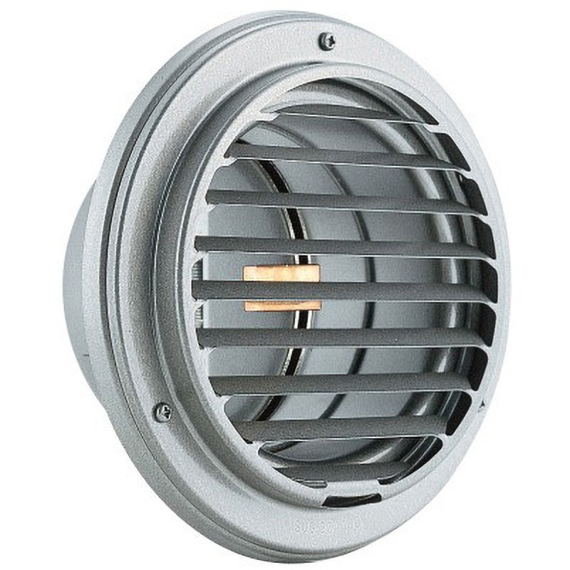 ND-250STV2-A10 丸・平型換気口 防火ダンパー付 ND-STV2タイプ バクマ工業 アミ付・取付穴付