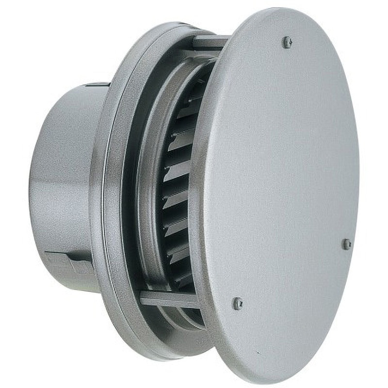 W-175G-A3 丸型防風板付換気口 W-Gタイプ バクマ工業 アミ付・取付穴付