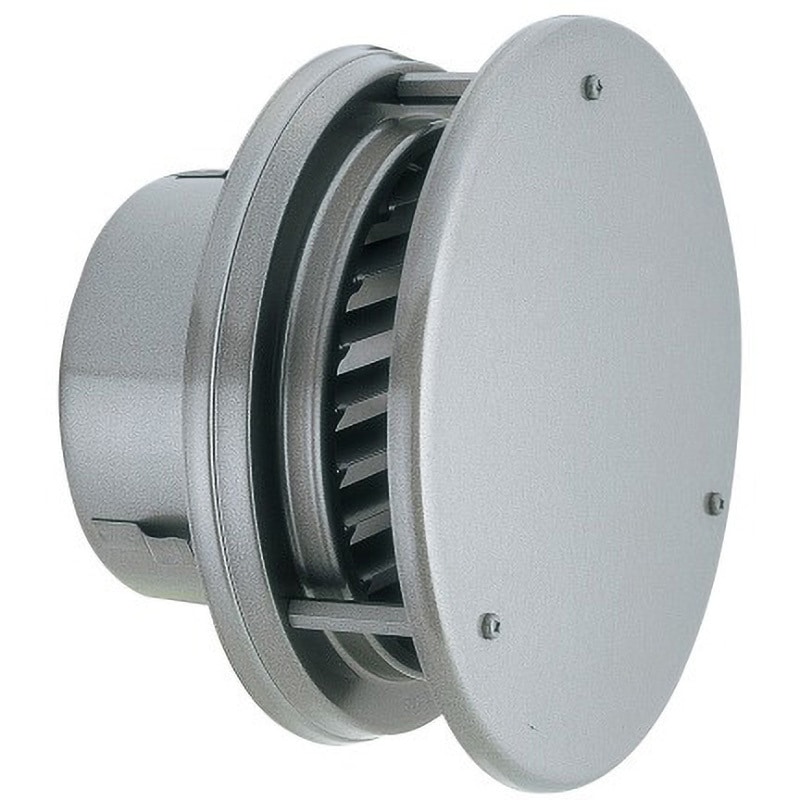 W-200G-A3 丸型防風板付換気口 W-Gタイプ バクマ工業 アミ付・取付穴付