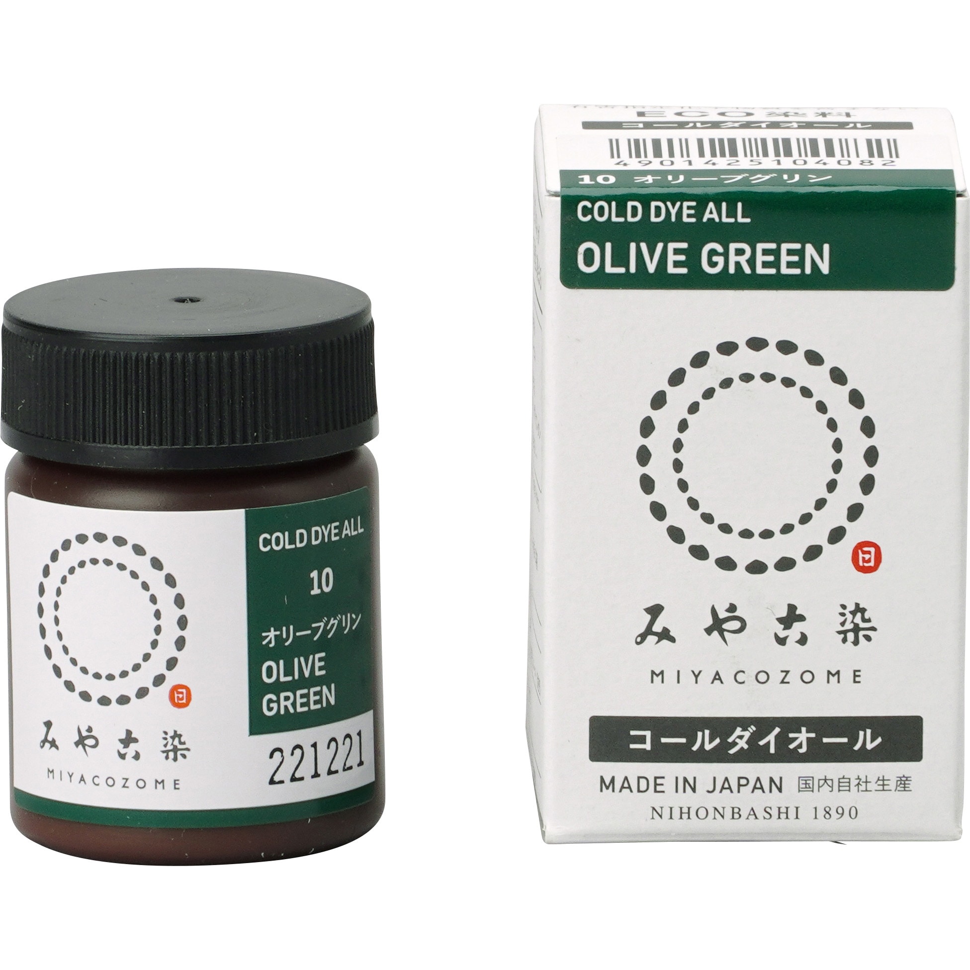 コールダイホット 300g オリーブグリン｜みやこ染｜創業1890年