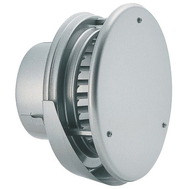 KW-250G-A10 丸型防風板水切り付換気口 KW-Gタイプ バクマ工業 アミ付・取付穴付