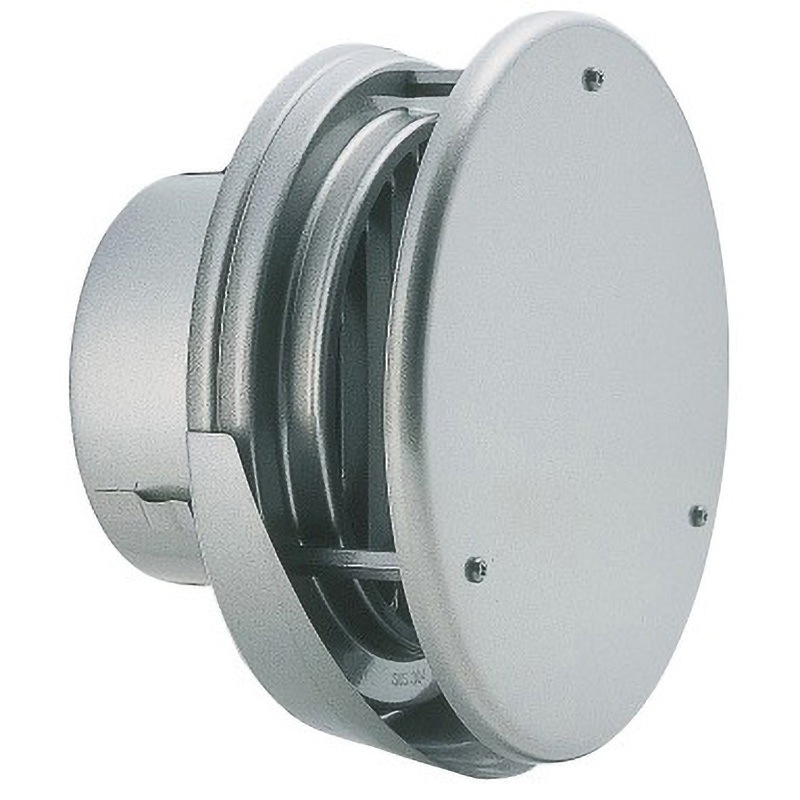 KWD-100T-A3 丸型防風板縦ガラリ水切り付換気口 防火ダンパー付 KWD-Tタイプ 1個 バクマ工業 【通販モノタロウ】 5,948円