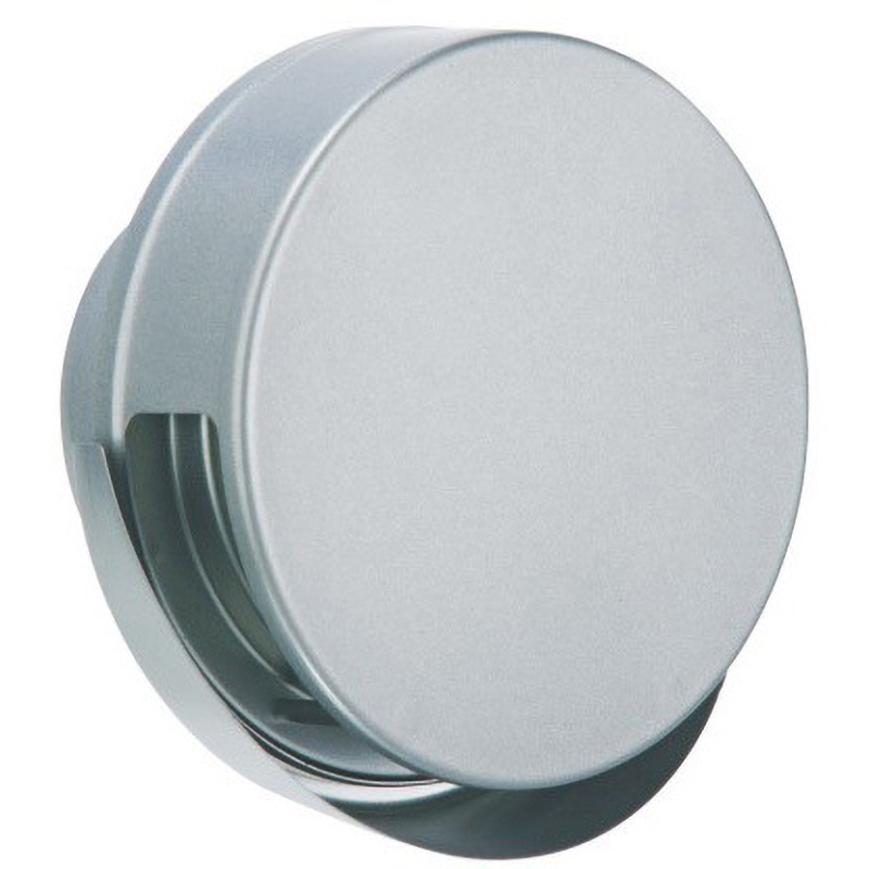 KBD-150FV-A5 丸型フラットフード水切り付換気口 防火ダンパー付 KBD-FVタイプ バクマ工業 5メッシュ   KBD-150FV-A5